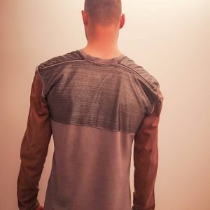 Up-cycling t-shirt homme